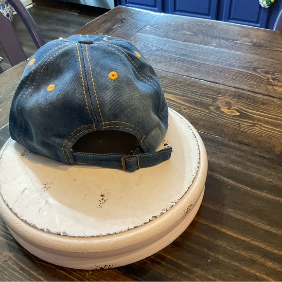 NWOT Source Unknown Denim Cap with Colorful Butterfly - Picture 2 of 3